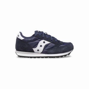 Kids' Saucony Jazz Original Sneakers Navy / White | SG S15867-H96