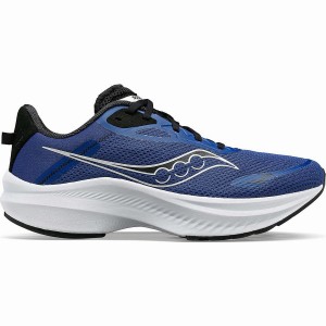 Men's Saucony Axon 3 Running Shoes Indigo / Black | SG S26439-K07