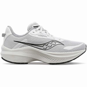 Men's Saucony Axon 3 Running Shoes White / Black | SG S23501-W56