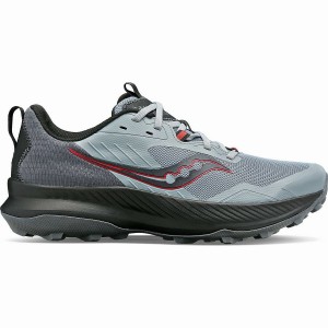 Men's Saucony Blaze TR Trail Running Shoes Grey / Grey | SG S06218-N53