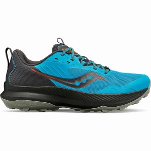 Men's Saucony Blaze TR Trail Running Shoes Blue | SG S15720-S87