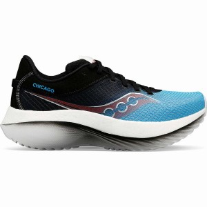 Men's Saucony Chicago Kinvara Pro Running Shoes Blue / Black | SG S70869-X74