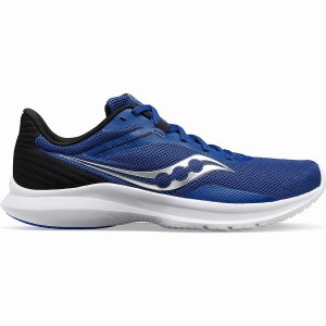 Men's Saucony Convergence Running Shoes Indigo / Black | SG S90376-M05