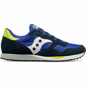 Men's Saucony DXN Trainer Sneakers Blue / White / Light Green | SG S76581-V64