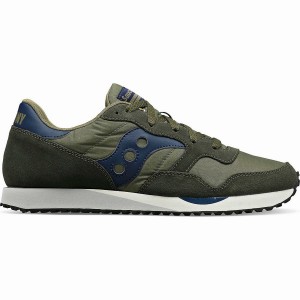 Men's Saucony DXN Trainer Sneakers Green / Navy | SG S92573-Q70