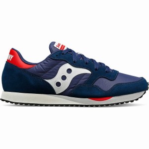 Men's Saucony DXN Trainer Sneakers Navy / White | SG S04312-U62