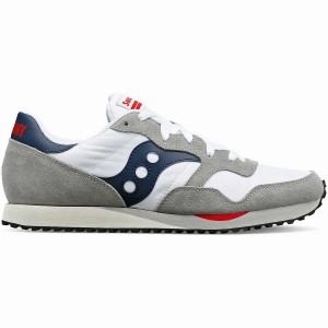 Men's Saucony DXN Trainer Sneakers White / Navy | SG S34768-F69