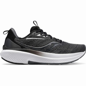 Men's Saucony Echelon 9 Running Shoes Black / White | SG S90523-C58