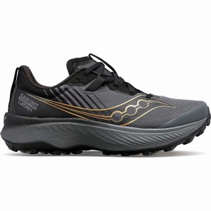 Men's Saucony Endorphin Edge Running Shoes Black | SG S54769-Q74