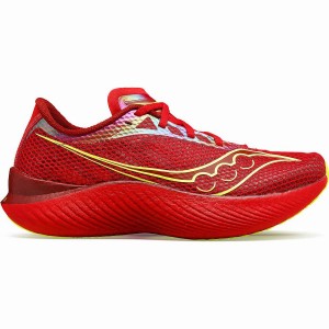 Men's Saucony Endorphin Pro 3 Running Shoes Red | SG S47038-L59