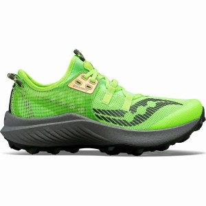 Men's Saucony Endorphin Rift Running Shoes Slime / Umbra | SG S62780-S38