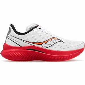 Men's Saucony Endorphin Speed 3 Running Shoes White / Black / Red | SG S56812-L16