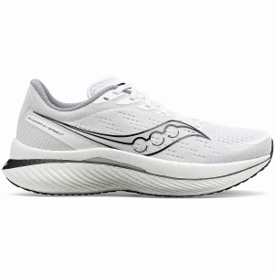 Men's Saucony Endorphin Speed 3 Running Shoes White / Black | SG S01865-Q92