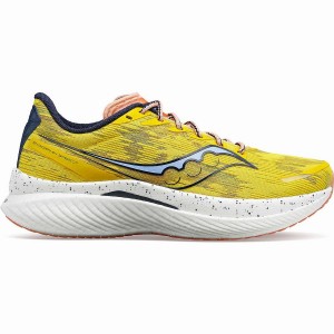 Men's Saucony Endorphin Speed 3 Running Shoes Yellow | SG S68940-C96