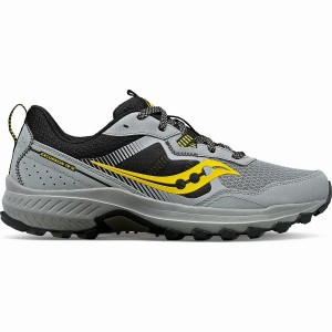 Men's Saucony Excursion TR16 Trail Running Shoes Grey / Black | SG S45902-V61