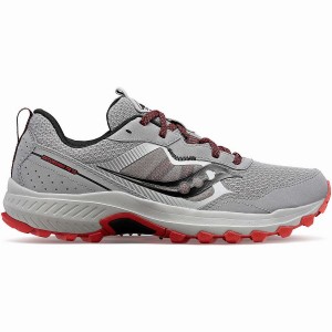 Men's Saucony Excursion TR16 Trail Running Shoes Grey / Orange | SG S37206-A26