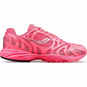 Men's Saucony Grid Azura 2000 Party Pack Sneakers Pink | SG S63485-G43