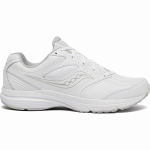 Men's Saucony Integrity Walker 3 Walking Shoes White | SG S93864-P60