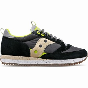 Men's Saucony Jazz 81 Peak Premium Sneakers Black / Light Green | SG S90167-W37