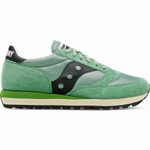 Men's Saucony Jazz 81 Sneakers Green / Black | SG S45928-J20