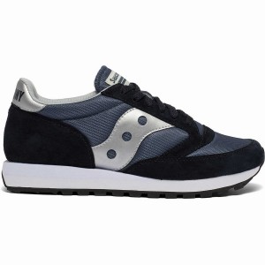 Men's Saucony Jazz 81 Sneakers Navy / Silver | SG S02768-F37