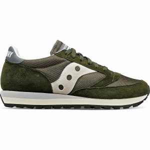 Men's Saucony Jazz 81 Sneakers Olive / Grey | SG S45321-T24