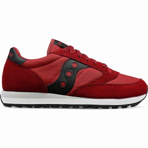 Men's Saucony Jazz Original Sneakers Burgundy / Black | SG S94038-N52