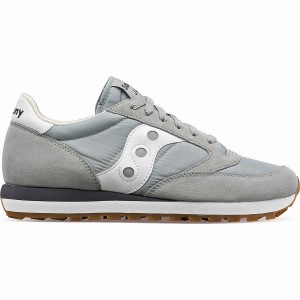 Men's Saucony Jazz Original Sneakers Grey / White | SG S25437-C53