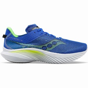 Men's Saucony Kinvara 14 Running Shoes Blue / Green | SG S89471-T47