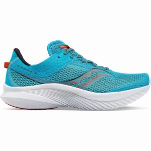 Men's Saucony Kinvara 14 Running Shoes Blue Orange | SG S59203-A23