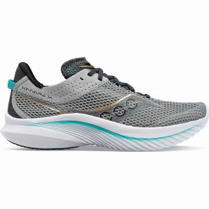 Men's Saucony Kinvara 14 Running Shoes Grey | SG S95407-V86