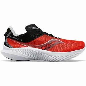 Men's Saucony Kinvara 14 Running Shoes Red / Black | SG S65371-X73