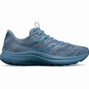 Men's Saucony Omni 21 Running Shoes Blue | SG S85037-L43