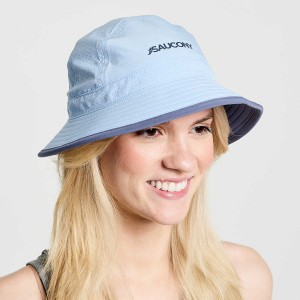 Men's Saucony Outpace Bucket Hats Blue | SG S20945-M24