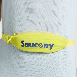 Men's Saucony Outpace Run Belt Belt Bags Yellow | SG S24659-A58