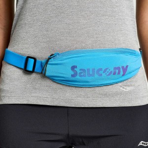 Men's Saucony Outpace Run Belt Belt Bags AZURE | SG S56890-S94