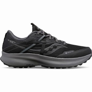 Men's Saucony Ride 15 TR GTX Trail Running Shoes Black / Grey | SG S74250-U13