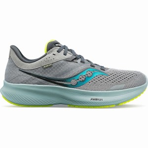 Men's Saucony Ride 16 Running Shoes Grey | SG S14950-N73