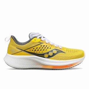 Men's Saucony Ride 17 Running Shoes Yellow | SG S96738-S20