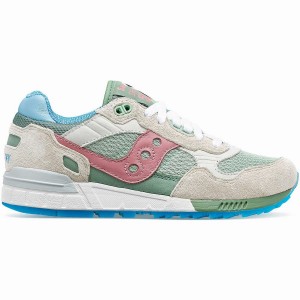 Men's Saucony Shadow 5000 Blue-Footed Booby Sneakers White / Multicolor | SG S21403-E07