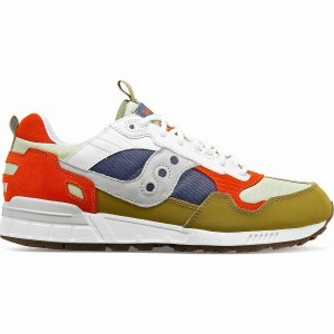 Men's Saucony Shadow 5000 Outdoor Sneakers Olive / Grey / Orange | SG S89735-D10