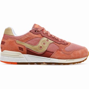 Men's Saucony Shadow 5000 Premium Sneakers Coral / Brown | SG S70961-M95