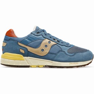 Men's Saucony Shadow 5000 Premium Sneakers Blue / Yellow | SG S45320-Q86