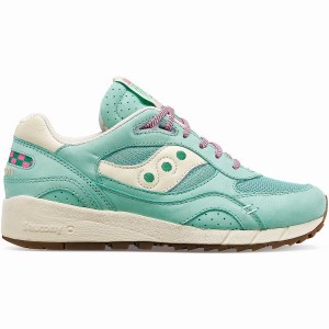 Men's Saucony Shadow 6000 Earth Citizen Sneakers Light Turquoise / White | SG S97182-M25