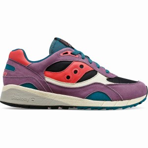 Men's Saucony Shadow 6000 Midnight Swimming Sneakers Purple / Black | SG S56029-J28