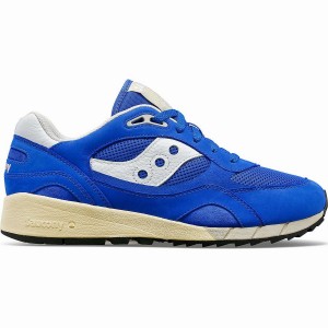 Men's Saucony Shadow 6000 Premium Sneakers Blue / White | SG S45219-D61