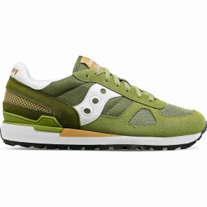 Men's Saucony Shadow Original Sneakers Green / Green | SG S94782-W91