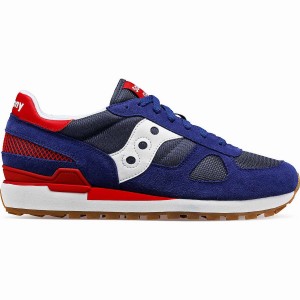 Men's Saucony Shadow Original Sneakers Navy / Red | SG S98426-H65