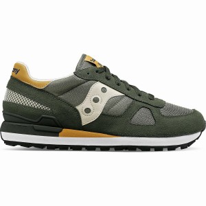 Men's Saucony Shadow Original Sneakers Olive / Brown | SG S05481-F40