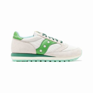 Men's Saucony Shamrock Jazz 81 Sneakers White / Green | SG S91054-H12